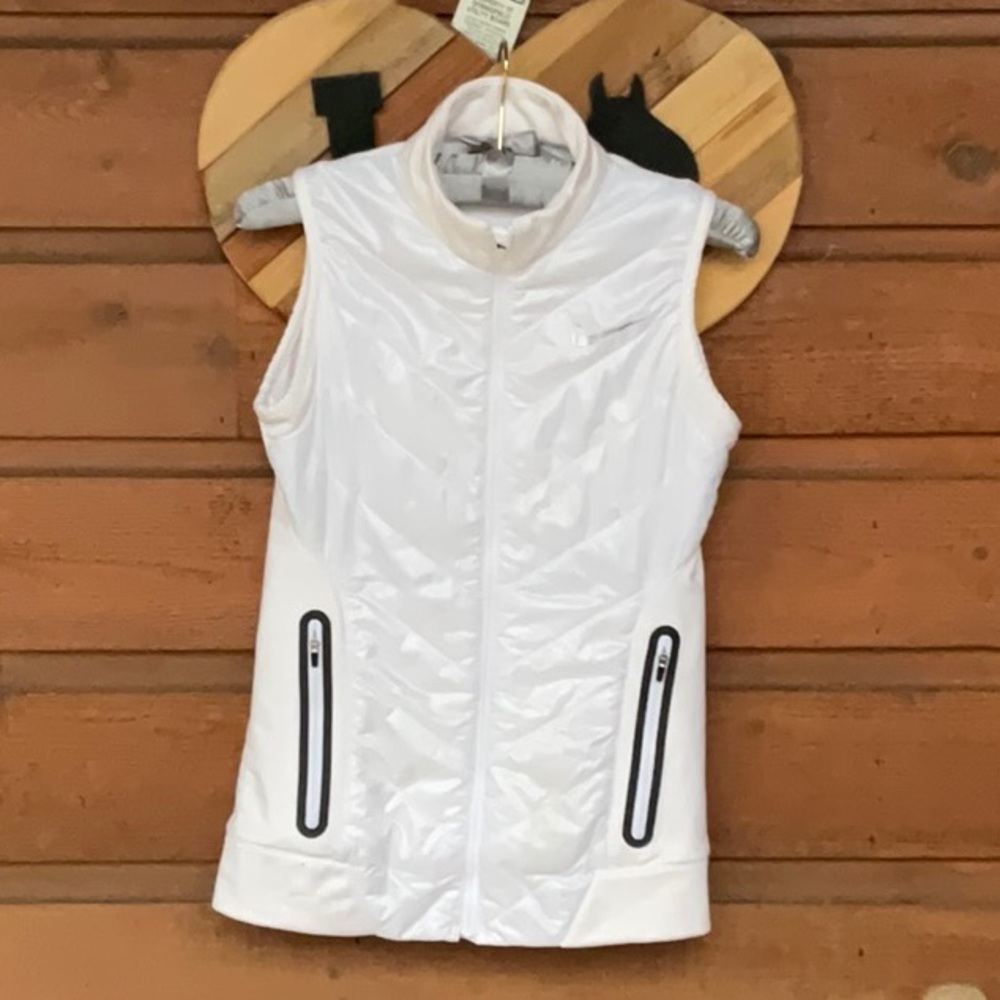 Nike Golf white quilted vest